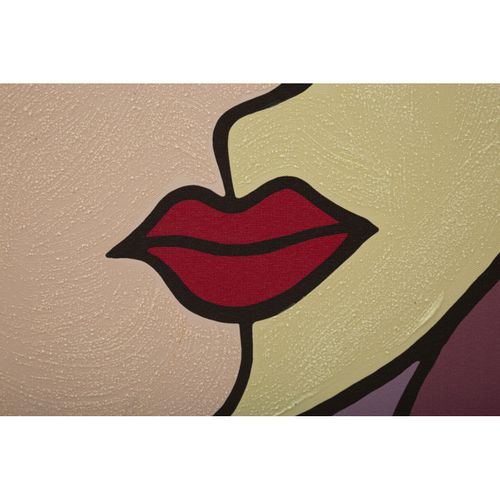 Toile Imprimée Déco "double Face Large" 80x120cm Multicolore