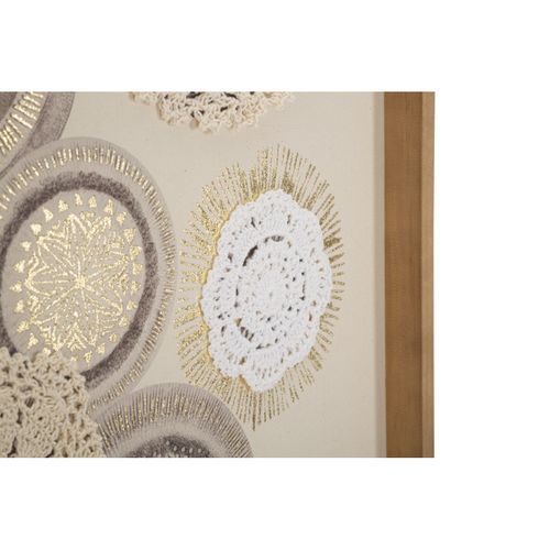 Tableau Imprimé Déco "circly" 45x60cm Marron