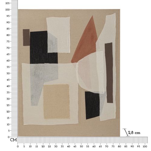 Toile Imprimée Déco "redy" 80x100cm Multicolore