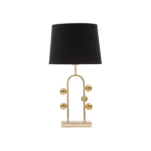 Lampe à Poser En Métal "bubble" 61cm Or et Noir