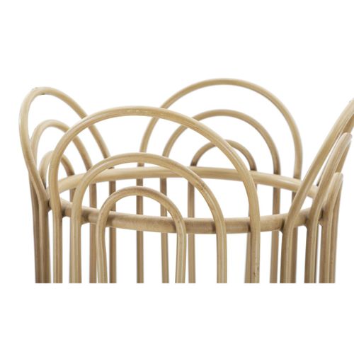 Cache-pot En Métal "panama" 40cm Naturel