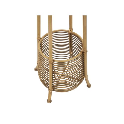 Porte-manteaux En Métal "panama" 175cm Naturel