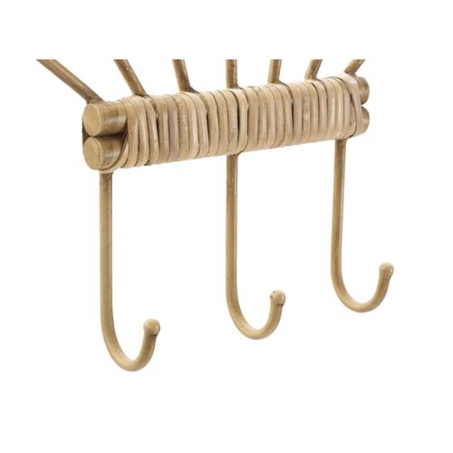 Patère Murale En Métal "panama" 37cm Naturel