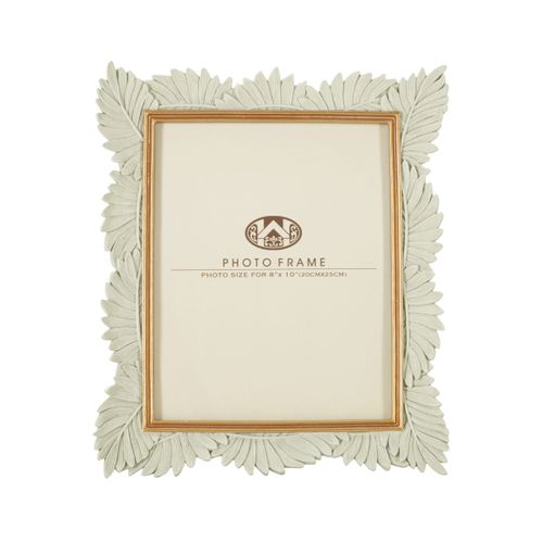 Cadre Photo Déco Feuilles "pinty" 20x25cm Crème