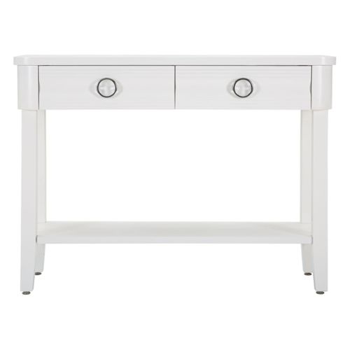 Console En Bois "shine" 110cm Blanc