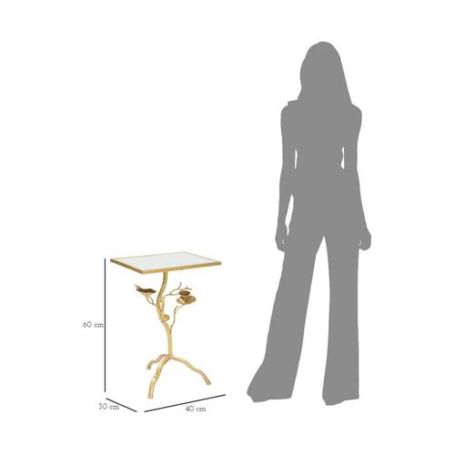 Table D'appoint En Métal Tisty 40 X 30 X 60 Cm