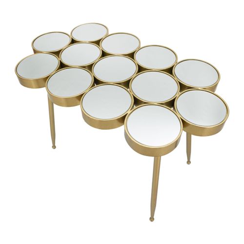 Table D'appoint "bubble" 100cm Or