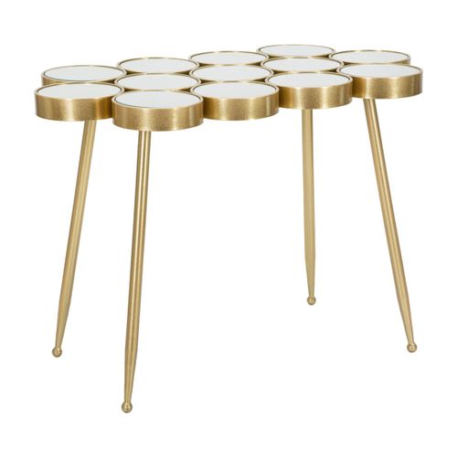 Table D'appoint "bubble" 100cm Or