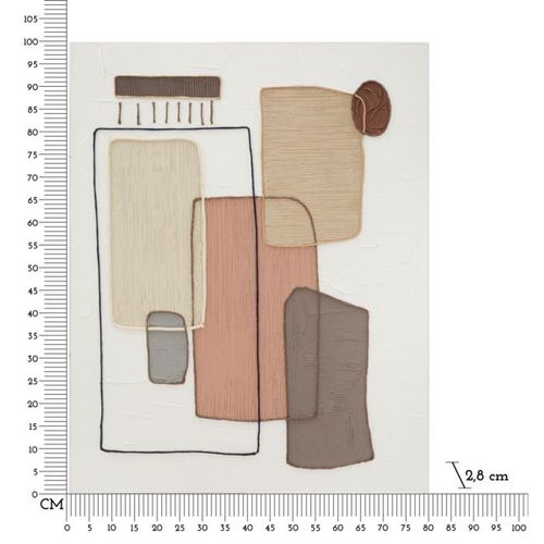 Toile Imprimée Déco "paint" 80x100cm Multicolore