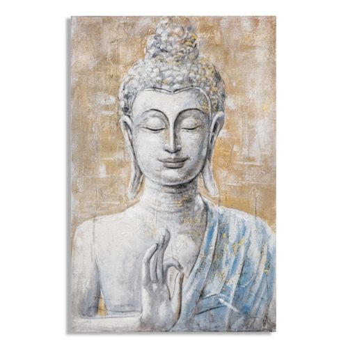 Toile Imprimée Déco "bouddha Light" 80x120cm Multicolore