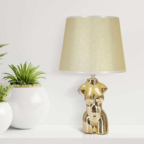 Lampe à Poser En Céramique Buste Glam Buste Femme