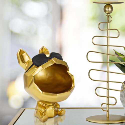 Vide-poche En Polyrésine Dog 17 X 23.5 Cm