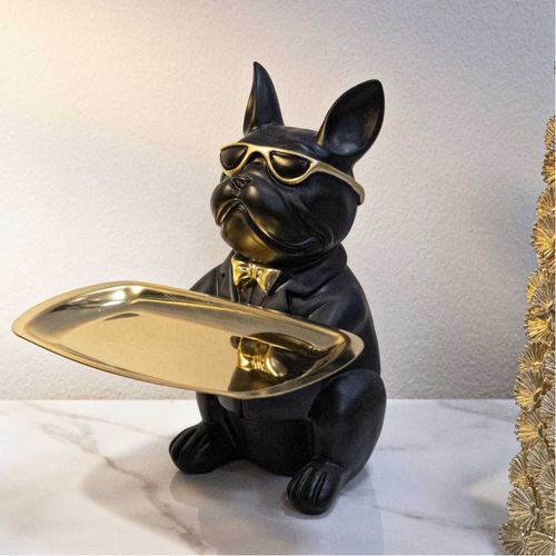 Vide Poche En Polyrésine Bouledogue