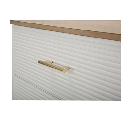 Commode En Bois 3 Tiroirs Matera 78 X 37 X 80 Cm