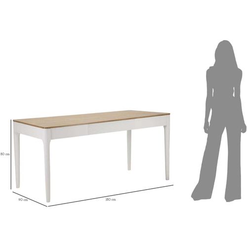 Table Repas En Bois Matera 180 X 90 X 80 Cm