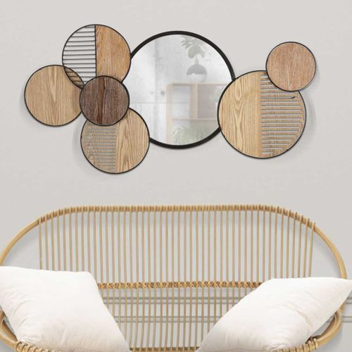Miroir En Métal Woody 123.2 X 4.4 X 63.5 Cm