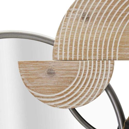 Miroir Avec Décorations En Métal Et Mdf Abstract 90.2 X 5.1 X 50.2 Cm