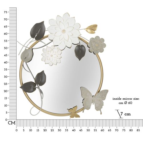 Miroir Mural Déco "tonis" 74cm Multicolore