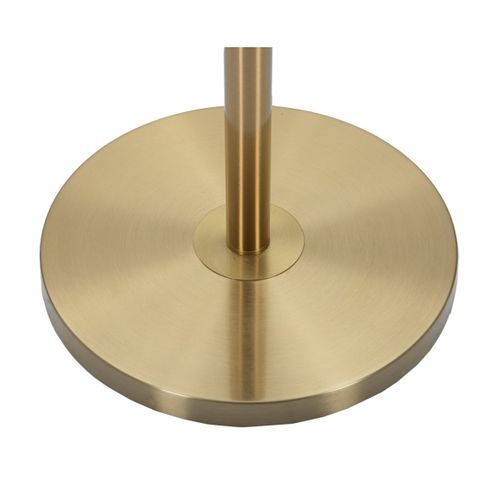 Lampadaire En Métal "whity" 160cm Blanc et Doré