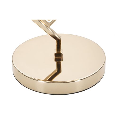 Lampe à Poser En Métal "move" 56cm Or et Blanc