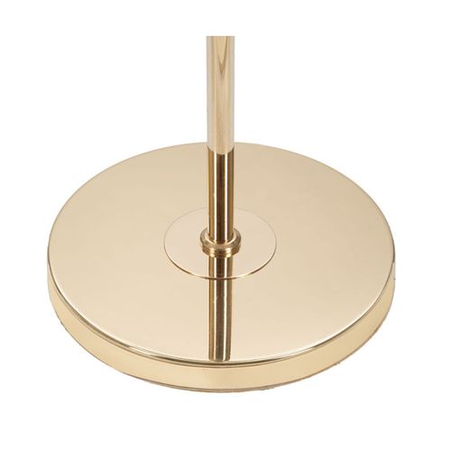 Lampadaire Imitation Plume "slim" 165cm Or et Rose