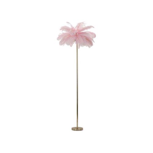 Lampadaire En Métal Et Plastique Palm 55 X 160 Cm Rose