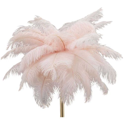 Lampe à Poser En Métal Et Plastique Palm 40 X 55 Cm Rose