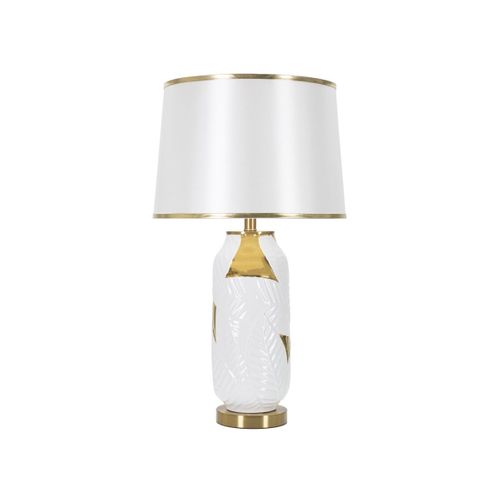 Lampe à Poser En Céramique "camille" 70cm Blanc