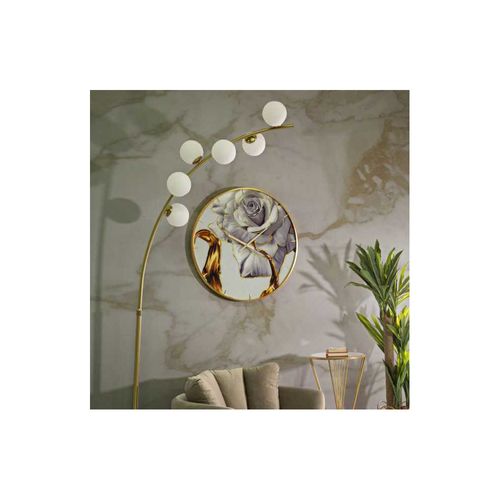 Lampadaire En Métal 6 Abat-jour Arc