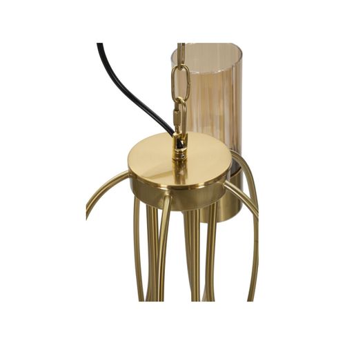 Lampe Suspension 5 Têtes "versailles" 60cm Doré