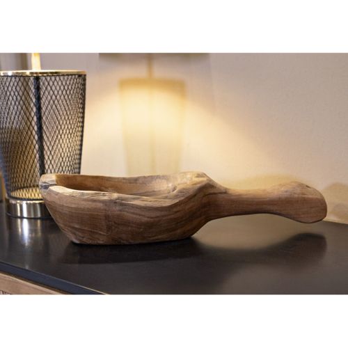 Vide-poche En Bois "spoon" 36cm Naturel