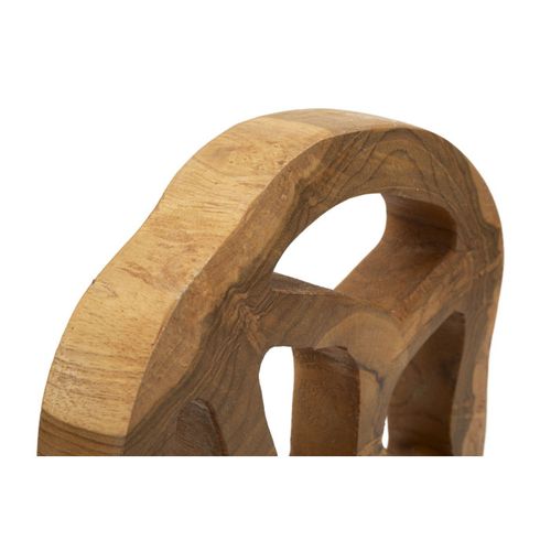 Objet Déco En Teck "lubang" 27cm Naturel