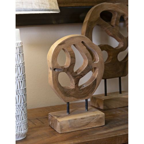 Objet Déco En Teck "lubang" 27cm Naturel