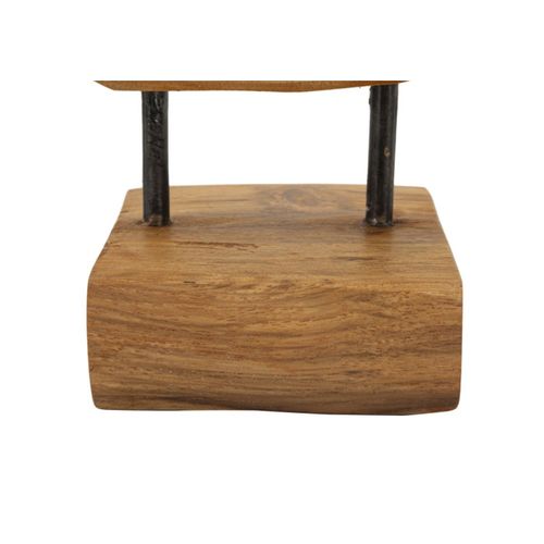 Objet Déco Cœur En Teck "hasi" 28cm Naturel