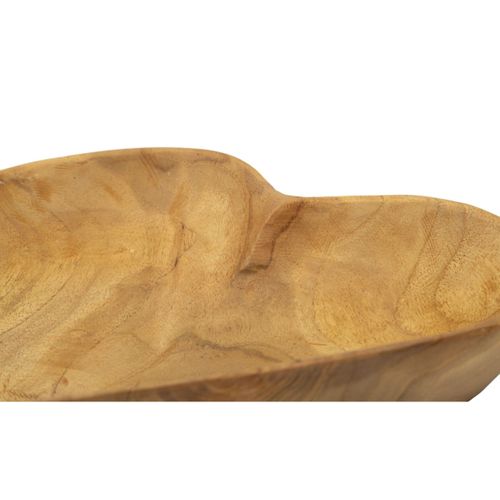Vide-poche Cœur En Bois "kiha" 29cm Naturel