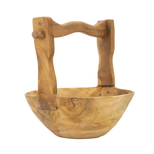 Vide-poche En Bois "timbo" 32cm Naturel