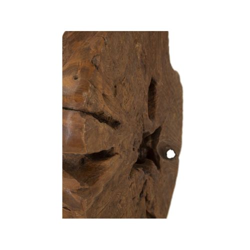 Lampe à Poser En Teck "kepala" 69cm Marron