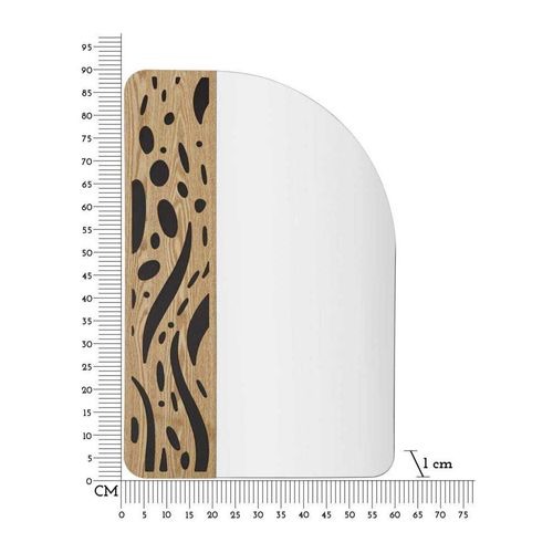 Miroir En Verre Et Mdf Terry 60 X 1 X 90 Cm