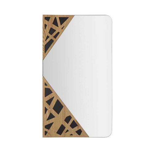 Miroir En Verre Et Mdf Angle 50 X 1 X 90 Cm