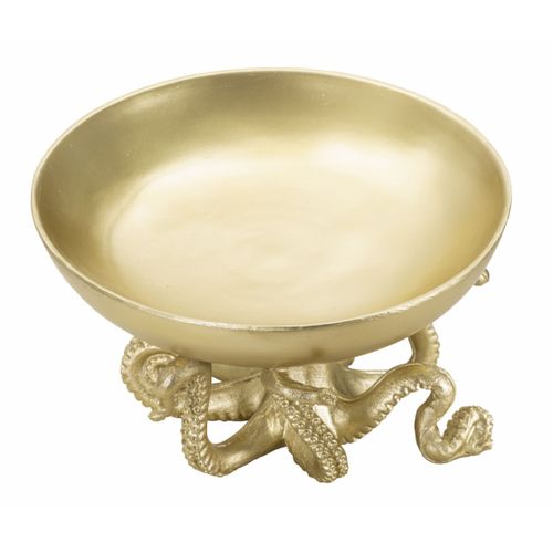 Vide-poche Statuette "pieuvre" 30cm Doré