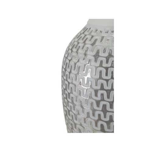 Lampe à Poser En Résine "wave" 65cm Blanc