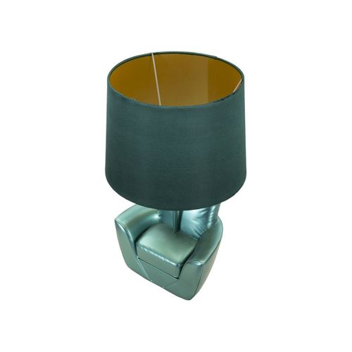 Lampe à Poser Déco "midcentury" 43cm Turquoise