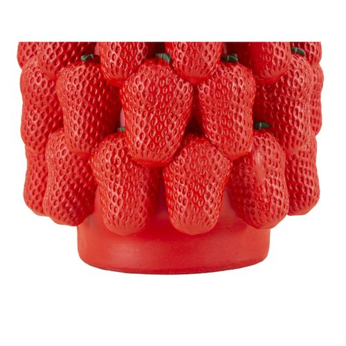 Vase Déco Fruits "fraises" 32cm Rouge