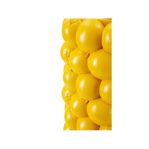 Vase Déco Fruits "citrons" 28cm Jaune