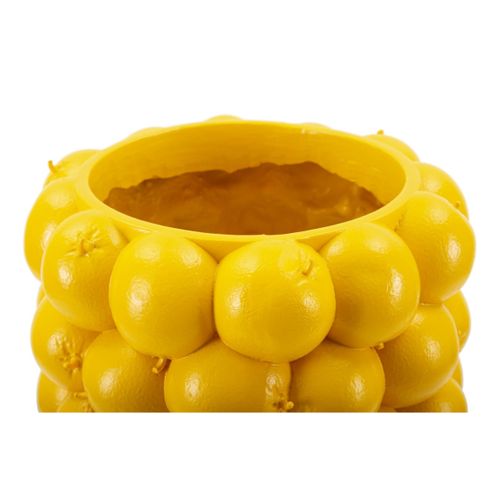 Vase Déco Fruits "citrons" 28cm Jaune