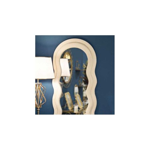 Miroir En Métal Miki 60 X 4 X 160 Cm Crème