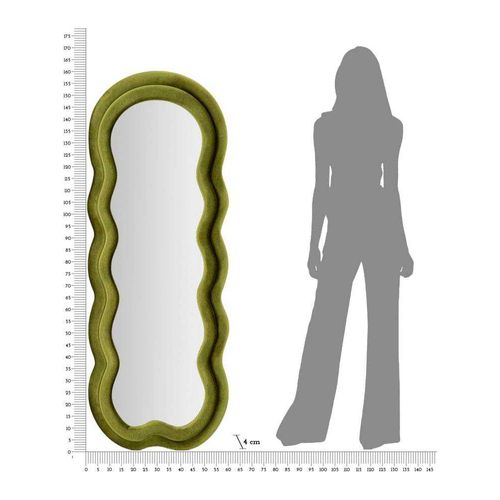 Miroir En Métal Miki 60 X 4 X 160 Cm Vert