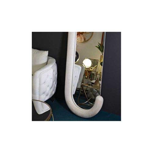 Miroir En Métal Chantal 60 X 7 X 160 Cm Crème