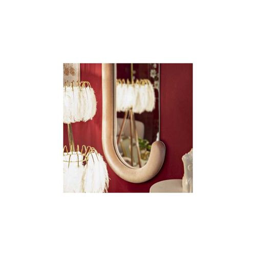 Miroir En Métal Chantal 60 X 7 X 160 Cm Rose