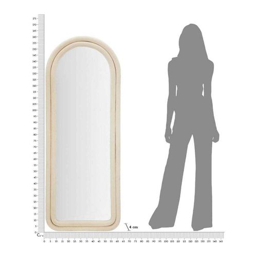 Miroir En Mdf Cloé 60 X 4 X 160 Cm Crème